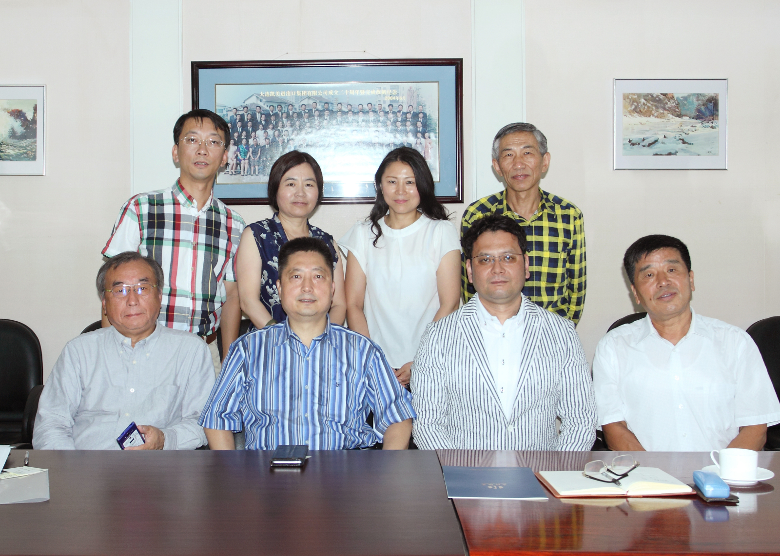 大連凱美陳文新總經(jīng)理接待來訪日本客戶.jpg