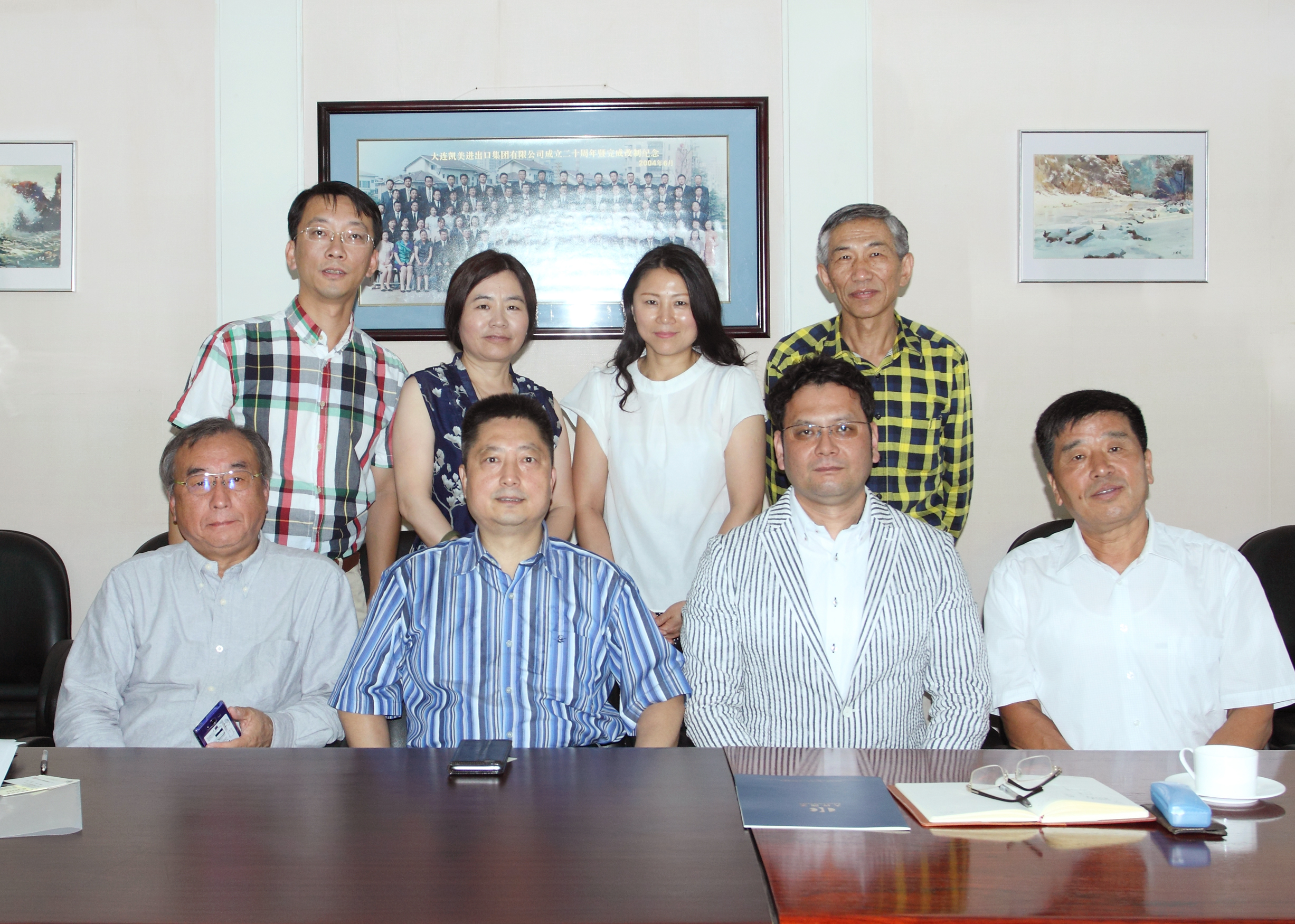 大連凱美陳文新總經(jīng)理接待來訪日本客戶